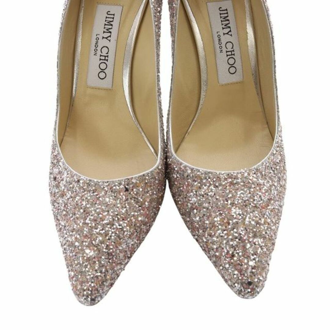 JIMMY CHOO - ジミーチュウ グリッター パンプス ピンヒール JIMMY CHOO - ジミーチュウ グリッター パンプス ピンヒール