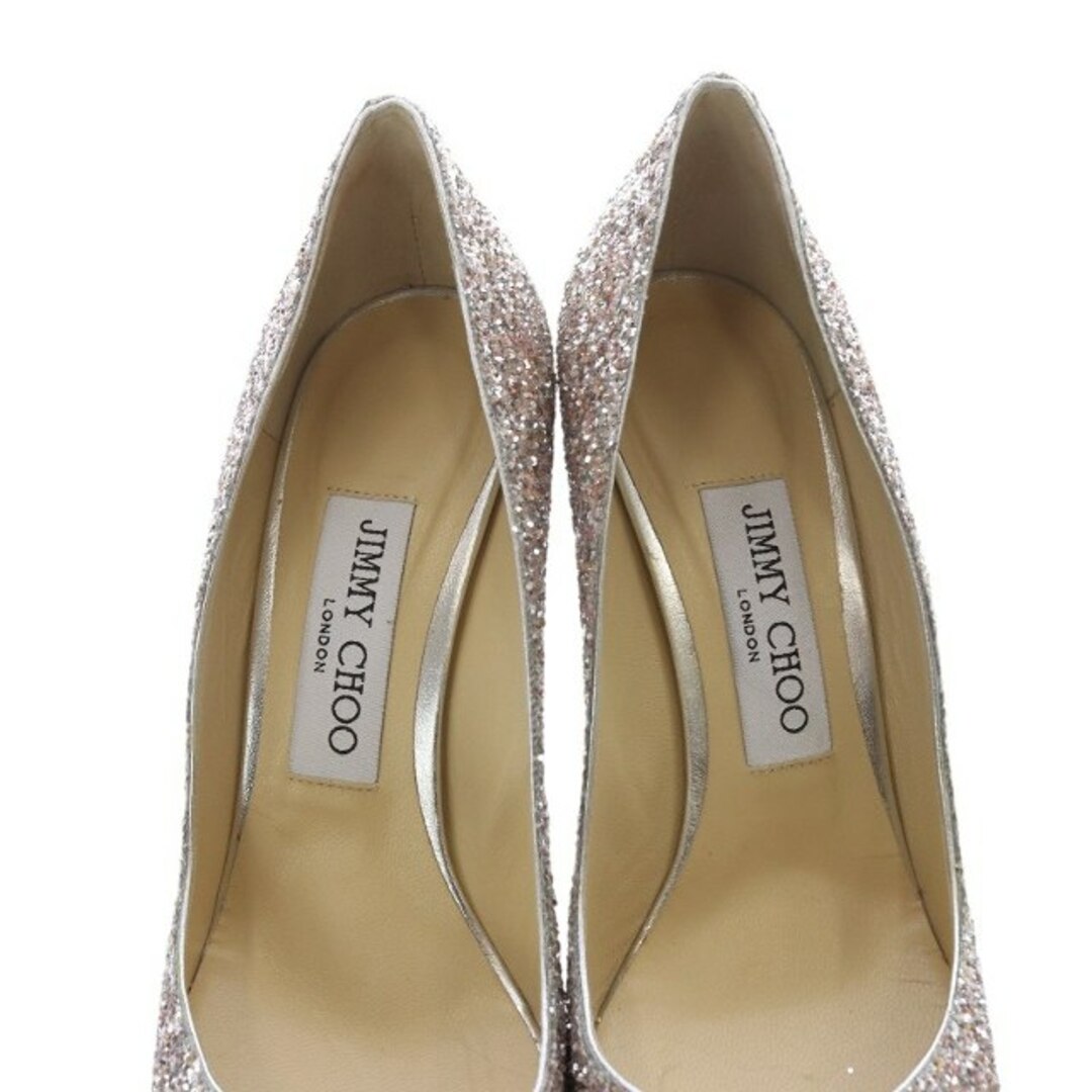 JIMMY CHOO - ジミーチュウ グリッター パンプス ピンヒール JIMMY CHOO - ジミーチュウ グリッター パンプス ピンヒール