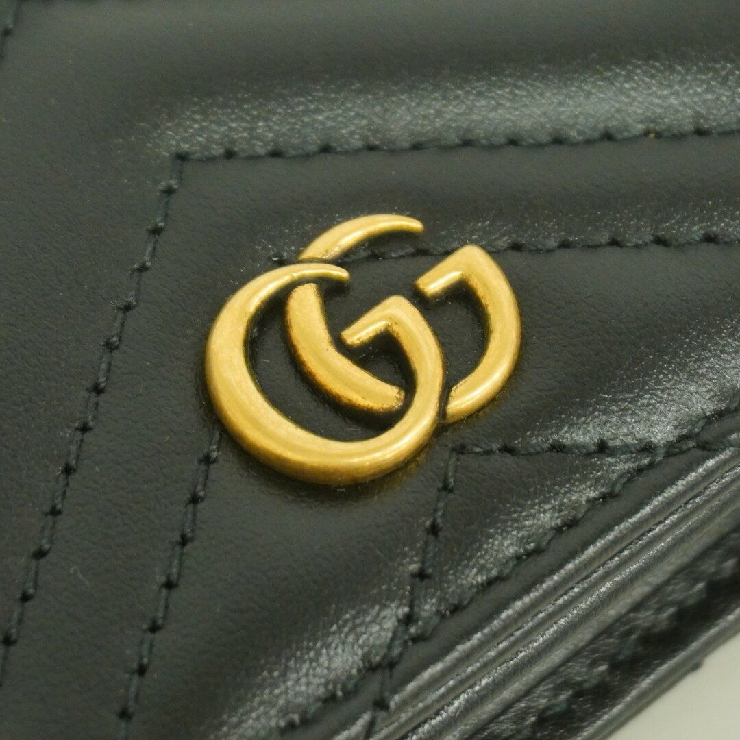 GUCCI - 【5dc4372】グッチ 財布 GGマーモント 466492 レザー GUCCI - 【5dc4372】グッチ 財布 GGマーモント 466492 レザー