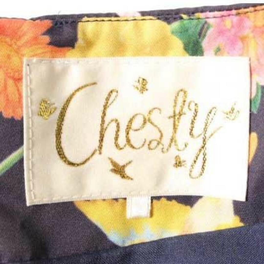 Chesty - チェスティ フラワー プリント ノースリーブ Chesty - チェスティ フラワー プリント ノースリーブ