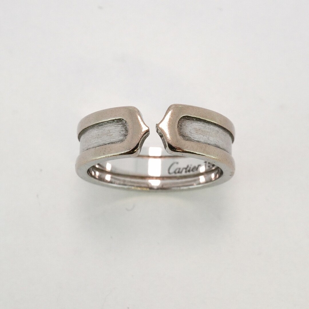 Cartier - 【5jdb0469】カルティエ リング C2 K18WG ホワイト Cartier - 【5jdb0469】カルティエ リング C2 K18WG ホワイト