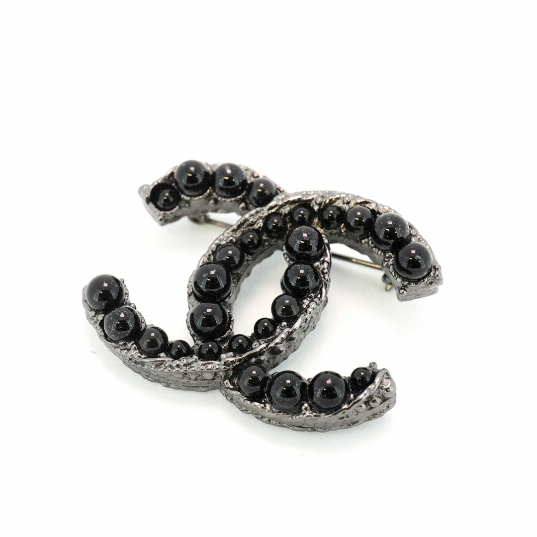 CHANEL - 【5jdb0471】シャネル ブローチ ココマーク ガンメタル CHANEL - 【5jdb0471】シャネル ブローチ ココマーク ガンメタル