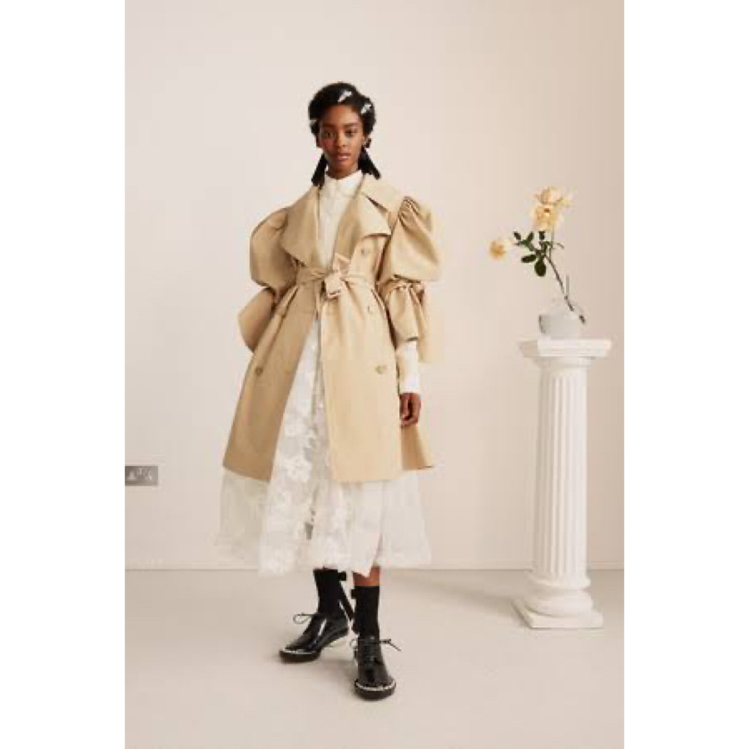 Simone Rocha - Simone Rocha x H&M パフスリーブ トレンチ Simone Rocha - Simone Rocha x H&M パフスリーブ トレンチ