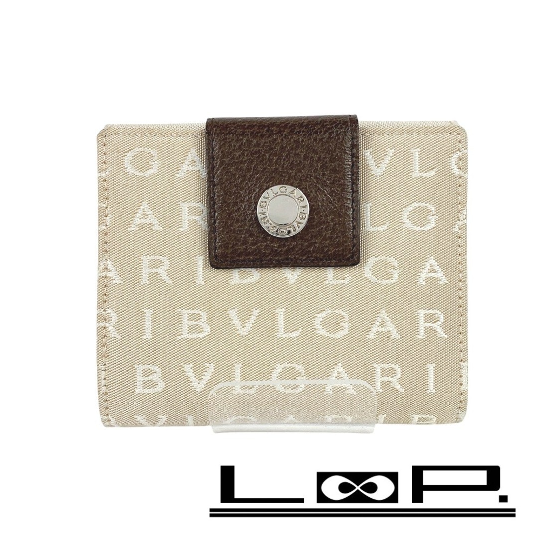 BVLGARI - □美品□ ブルガリ ロゴマニア 2つ折り 財布 BVLGARI - □美品□ ブルガリ ロゴマニア 2つ折り 財布