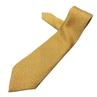 HERMES - HERMES(エルメス) ネクタイ メンズ - イエロー HERMES - HERMES(エルメス) ネクタイ メンズ - イエロー
