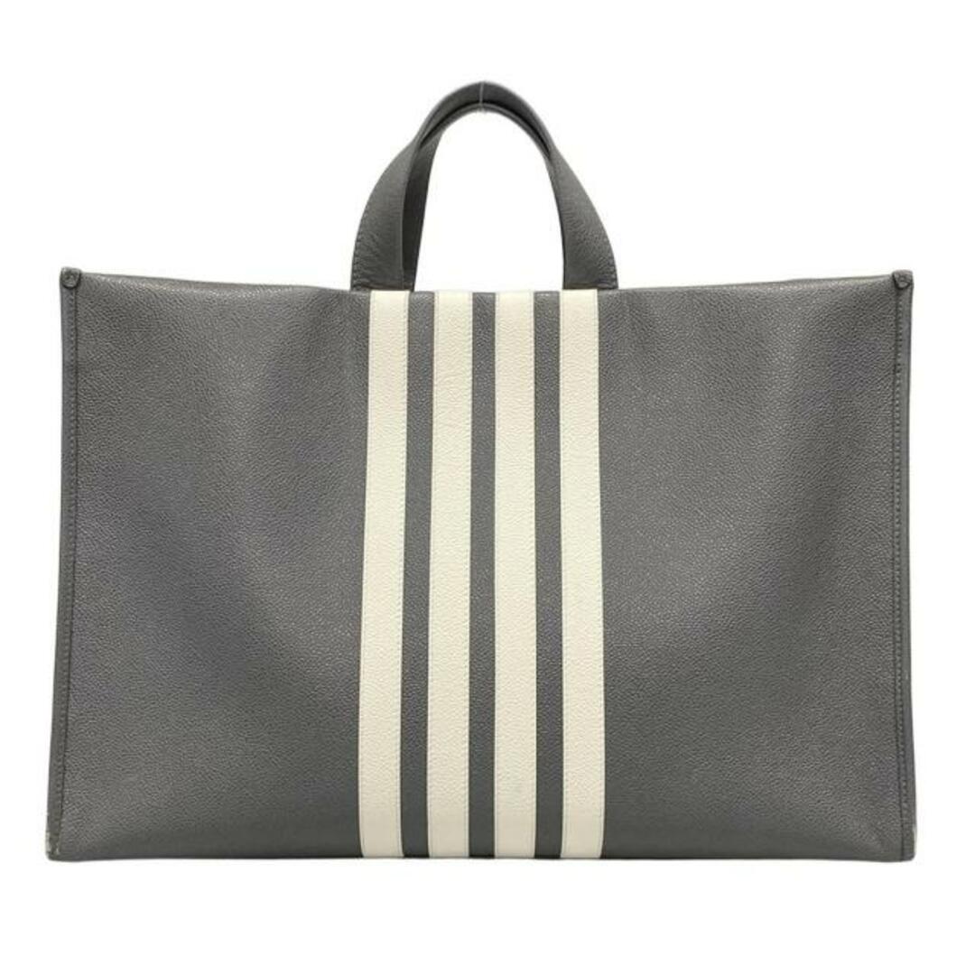THOM BROWNE - THOM BROWNE(トムブラウン) トートバッグ グレー THOM BROWNE - THOM BROWNE(トムブラウン) トートバッグ グレー