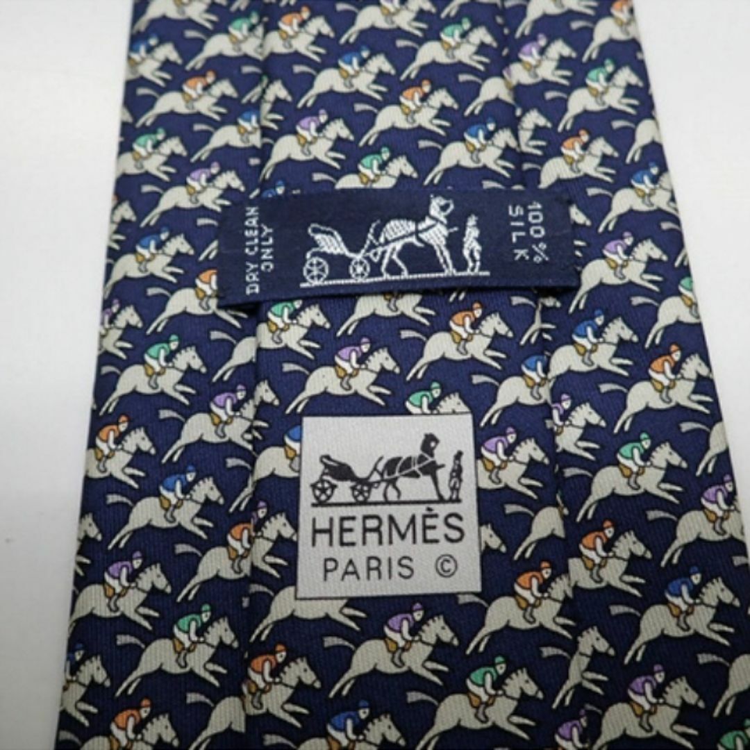HERMES - 新品 エルメス ネクタイ 5124 HA シルク 馬 ロゴ 色 HERMES - 新品 エルメス ネクタイ 5124 HA シルク 馬 ロゴ 色