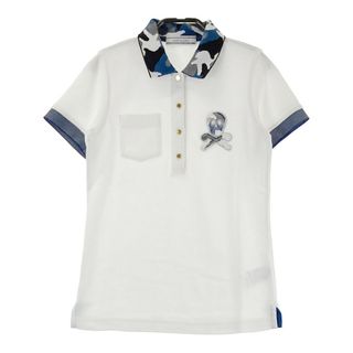サイズ:XS MARK&LONA マークアンドロナ 半袖ポロシャツ スカル サイズ:XS MARK&LONA マークアンドロナ 半袖ポロシャツ スカル