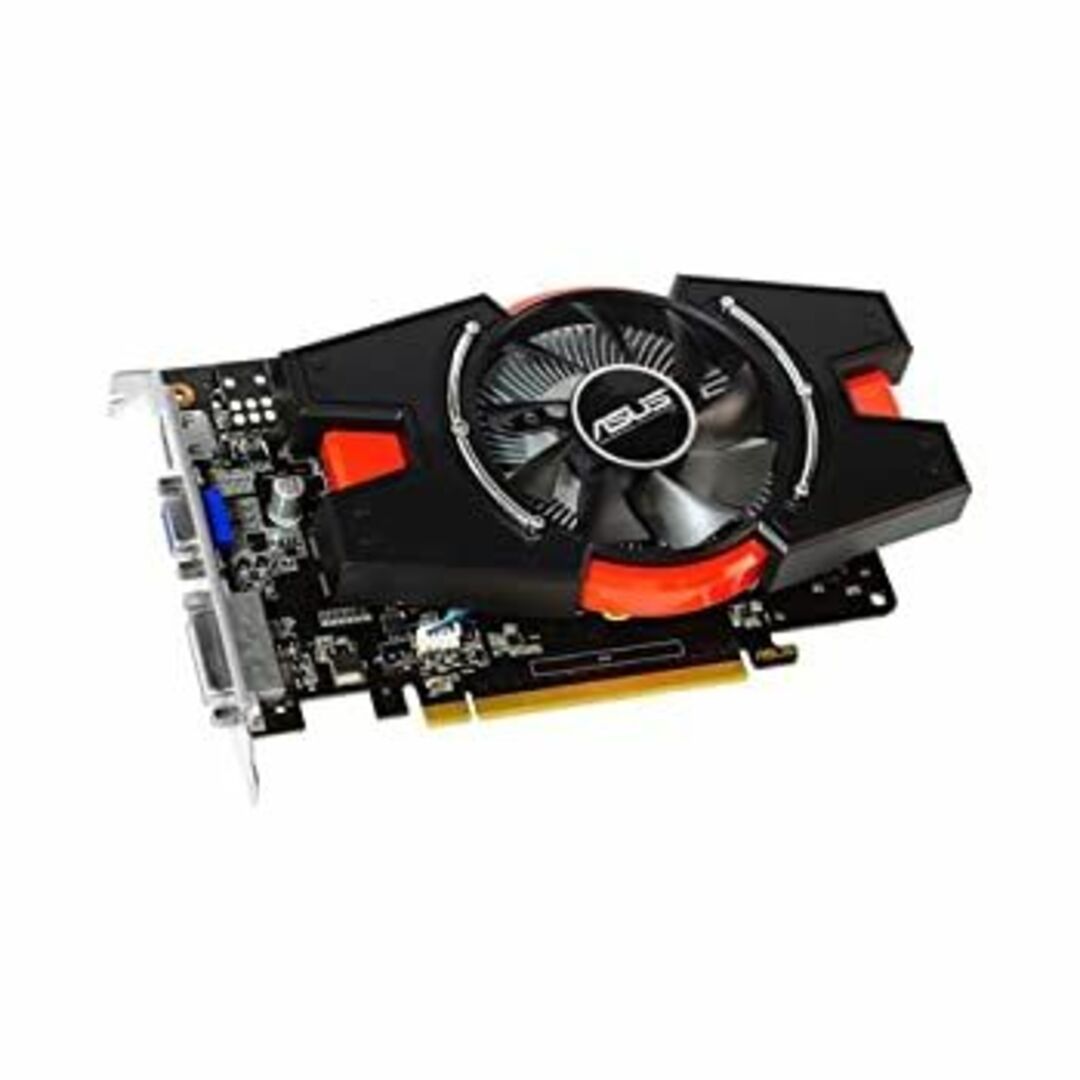 ASUSTek社製 NVIDIA GeForce GTX650 GPU搭載ビデオカード(オーバークロックモデル) GTX650-E-1GD5 スマホ/家電/カメラのPC/タブレット(PC周辺機器)の商品写真