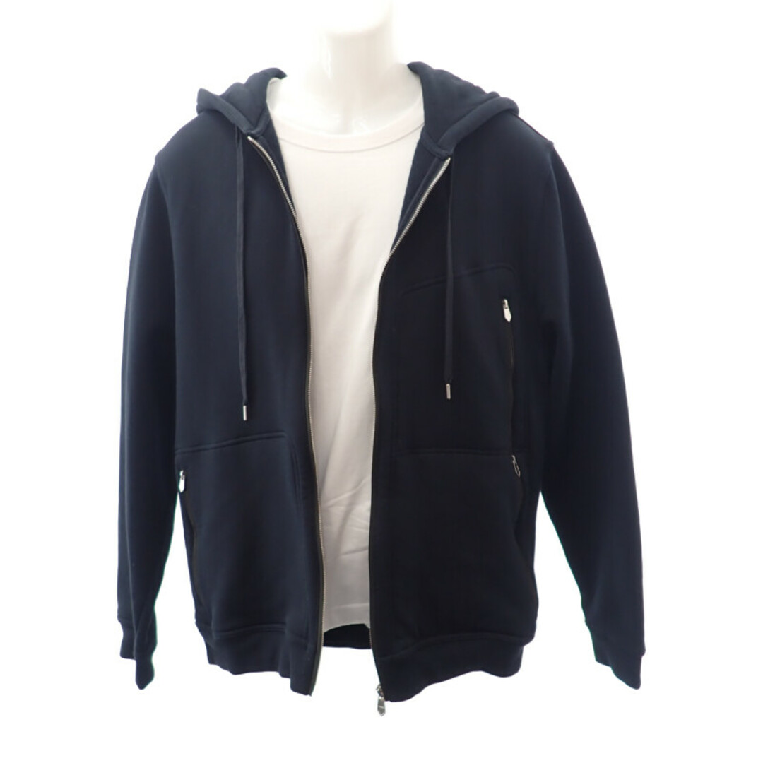 HERMES - 【中古】エルメス HERMES ジップ パーカー コットン HERMES - 【中古】エルメス HERMES ジップ パーカー コットン
