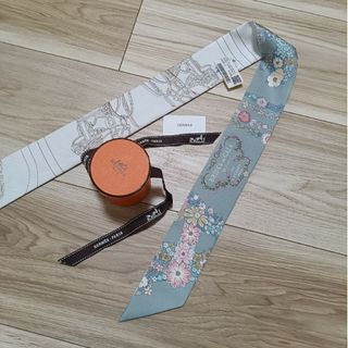 HERMES - 美品 エルメス タグ付 カレ 90 MONT SAINCT MICHEL HERMES - 美品 エルメス タグ付 カレ 90 MONT SAINCT MICHEL