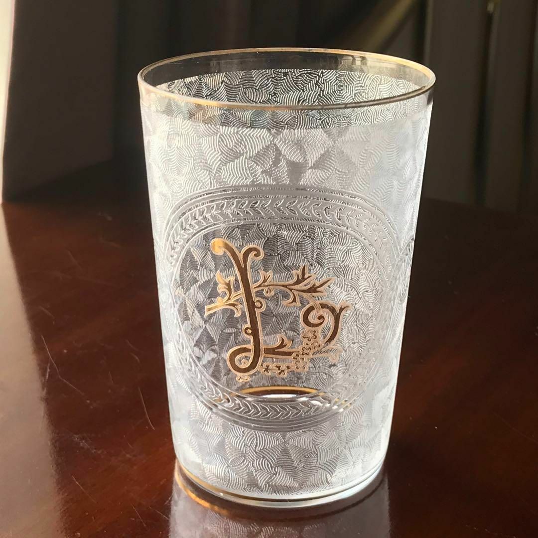 Baccarat - 素敵な♡オールドサンルイSt Louisゴブレット金彩 Baccarat - 素敵な♡オールドサンルイSt Louisゴブレット金彩