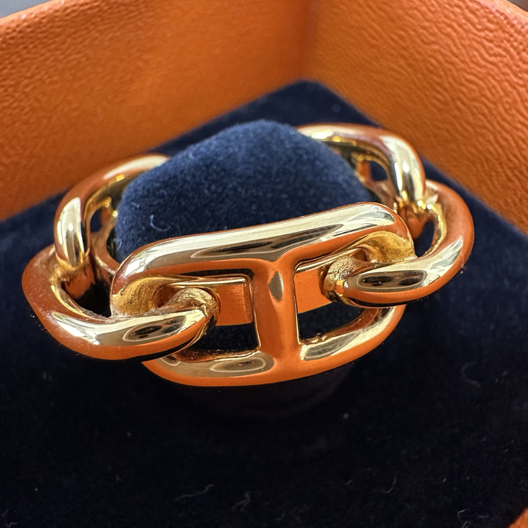 HERMES エルメス ブーエ スカーフリング ゴールド 浮き輪