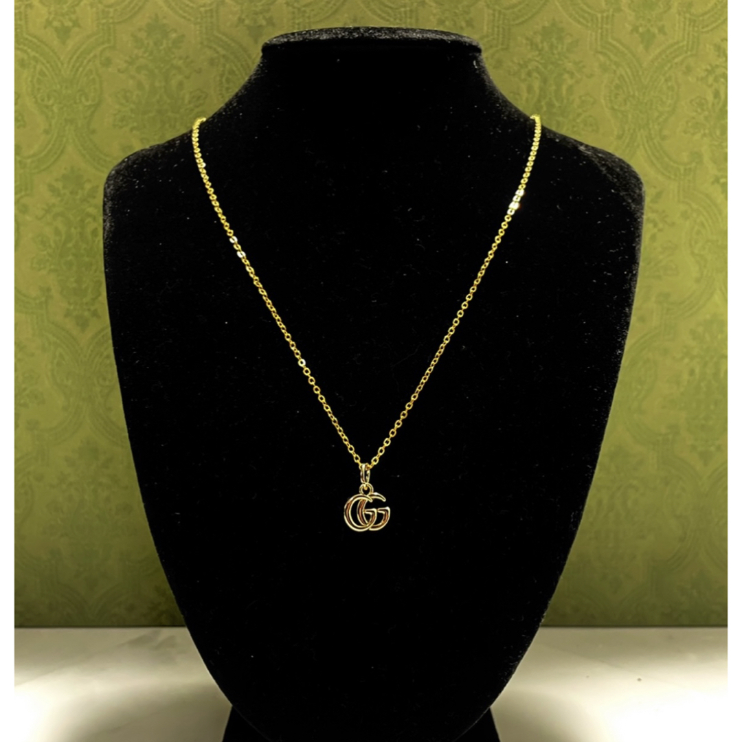 GUCCI - 極美品‼️GUCCI GGロゴチャームネックレス【正規品】の GUCCI - 極美品‼️GUCCI GGロゴチャームネックレス【正規品】の