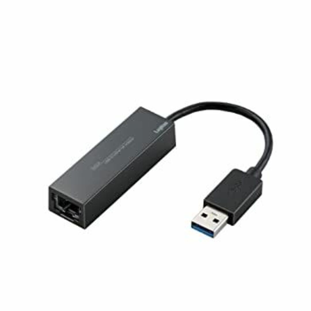 ロジテック 有線LANアダプタ Nintendo Switch 動作確認済 USB 3.0 ギガビット対応 LAN-GTJU3 スマホ/家電/カメラのPC/タブレット(PC周辺機器)の商品写真