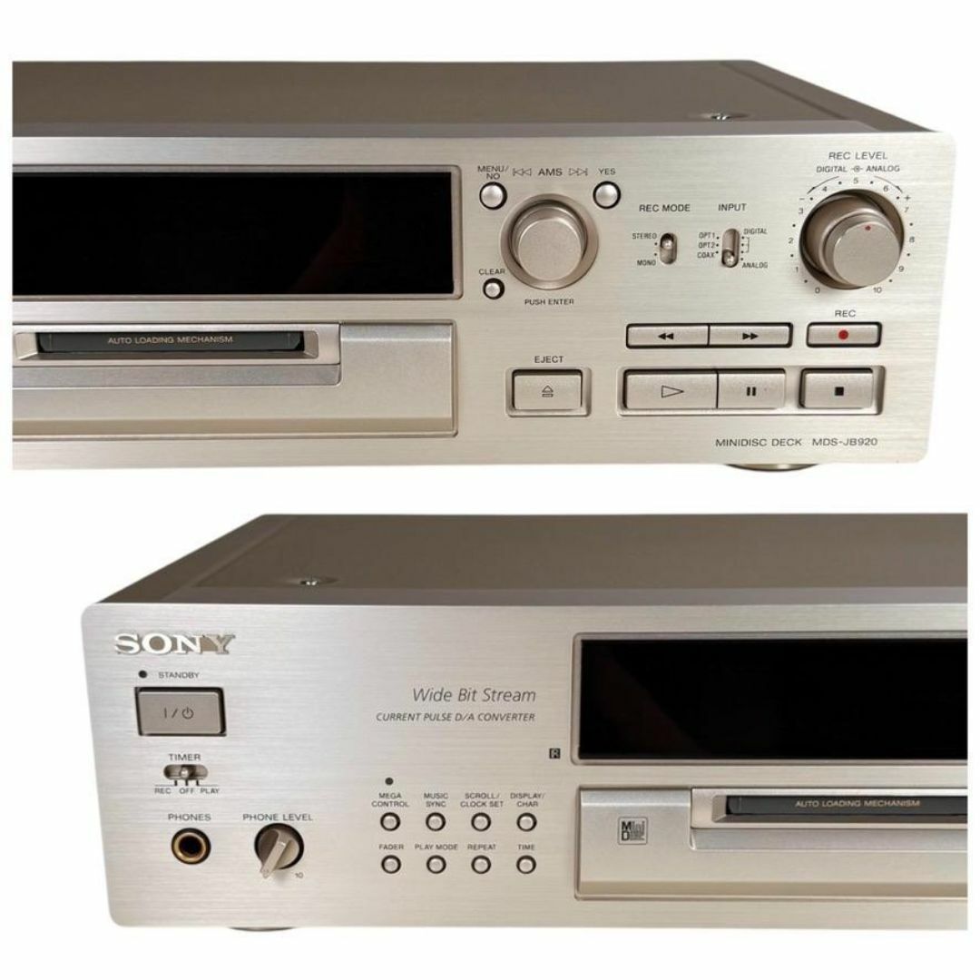 SONY - SONY ソニー MDS-JB920 ミニディスクデッキ MDデッキ/MD SONY - SONY ソニー MDS-JB920 ミニディスクデッキ MDデッキ/MD