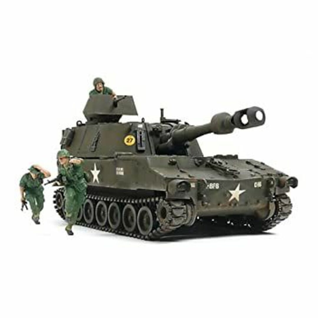 タミヤ 1/35 イタレリシリーズ No.13 アメリカ陸軍 M109 自走砲 ベトナム戦争 プラモデル 37013 エンタメ/ホビーのおもちゃ/ぬいぐるみ(模型/プラモデル)の商品写真
