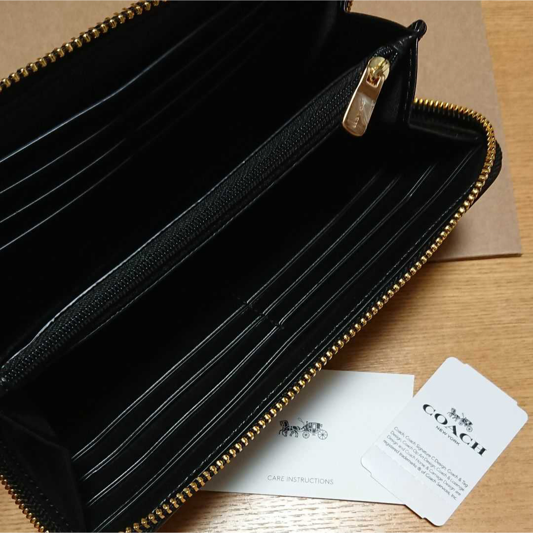 COACH - 新品未使用 コーチ 財布 長財布 ダークブラウン COACHの COACH - 新品未使用 コーチ 財布 長財布 ダークブラウン COACHの