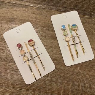 MIU MIU - 新品未使用!miumiuヘアピン♡ピンク♡ヘアクリップ MIU MIU - 新品未使用!miumiuヘアピン♡ピンク♡ヘアクリップ