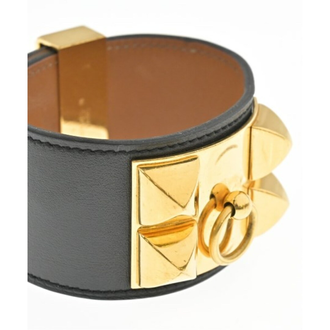 HERMES - HERMES エルメス ブレスレット・バングル - ゴールドx HERMES - HERMES エルメス ブレスレット・バングル - ゴールドx