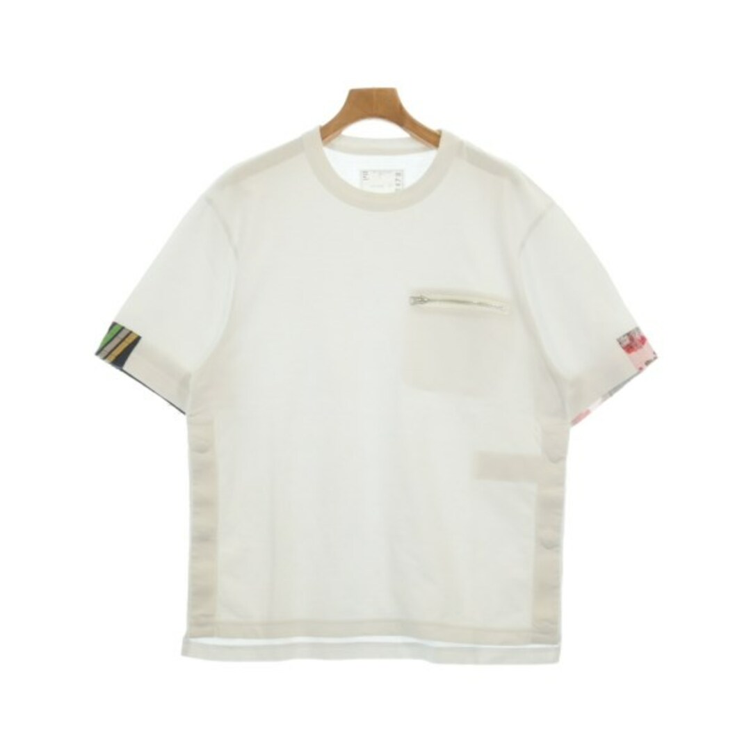 sacai - sacai サカイ Tシャツ・カットソー 2(M位) 白 【古着 sacai - sacai サカイ Tシャツ・カットソー 2(M位) 白 【古着
