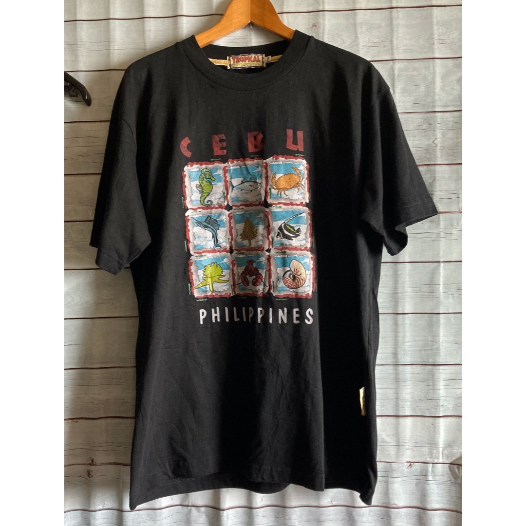 洗濯済Tシャツ【フィリピン セブ島】めちゃステキ♪2XL(3L)魚大好きな方へ♪