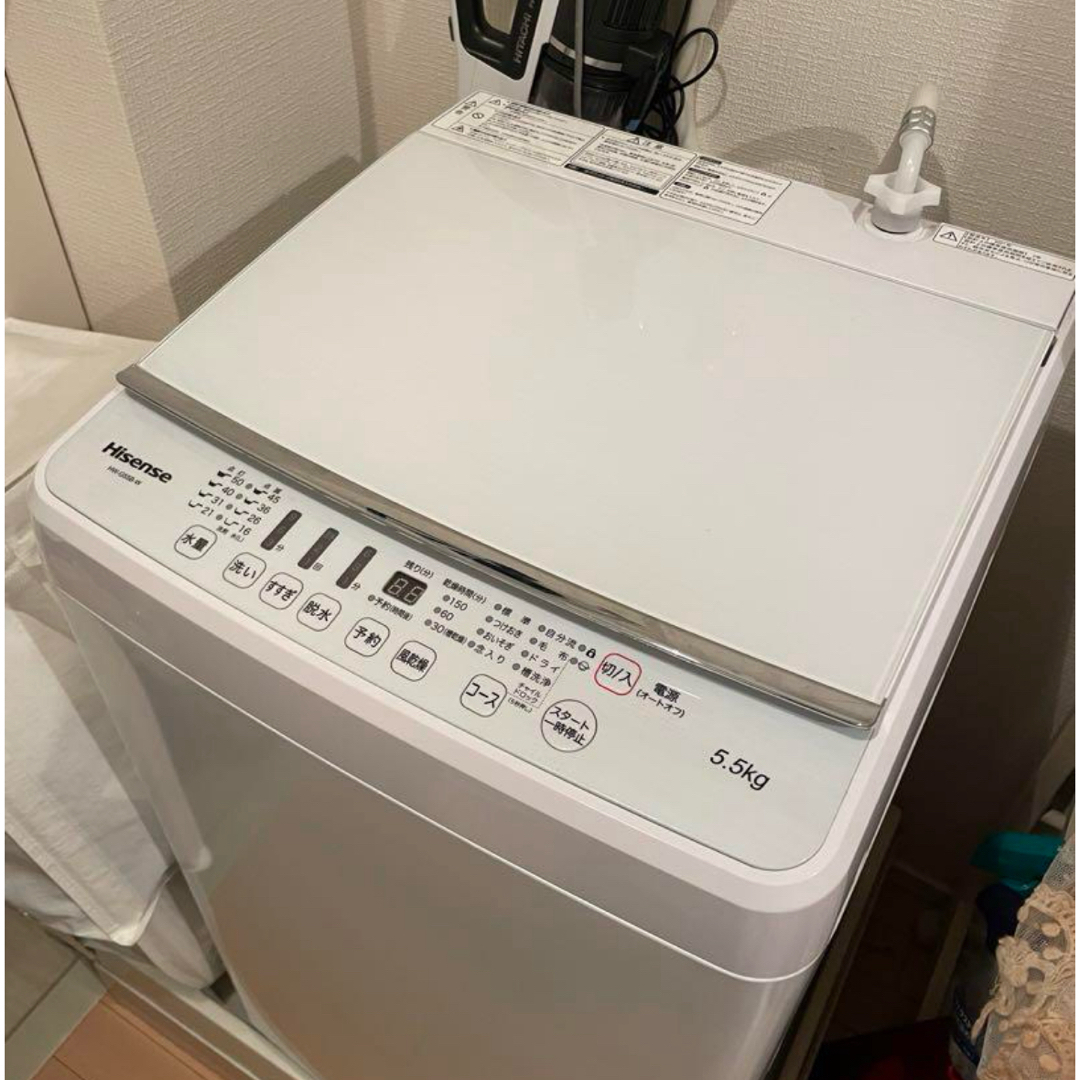 Hisense - Hisense ハイセンス 2021年製 洗濯機 HW-G55B-Wの通販 Hisense - Hisense ハイセンス 2021年製 洗濯機 HW-G55B-Wの通販