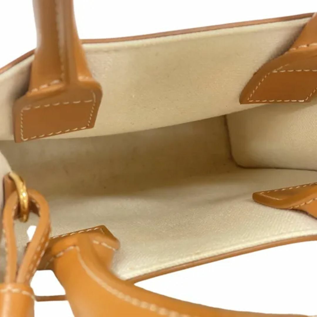 CELINE - 【良品】CELINE ミニバーティカルカバナチュラル タン CELINE - 【良品】CELINE ミニバーティカルカバナチュラル タン
