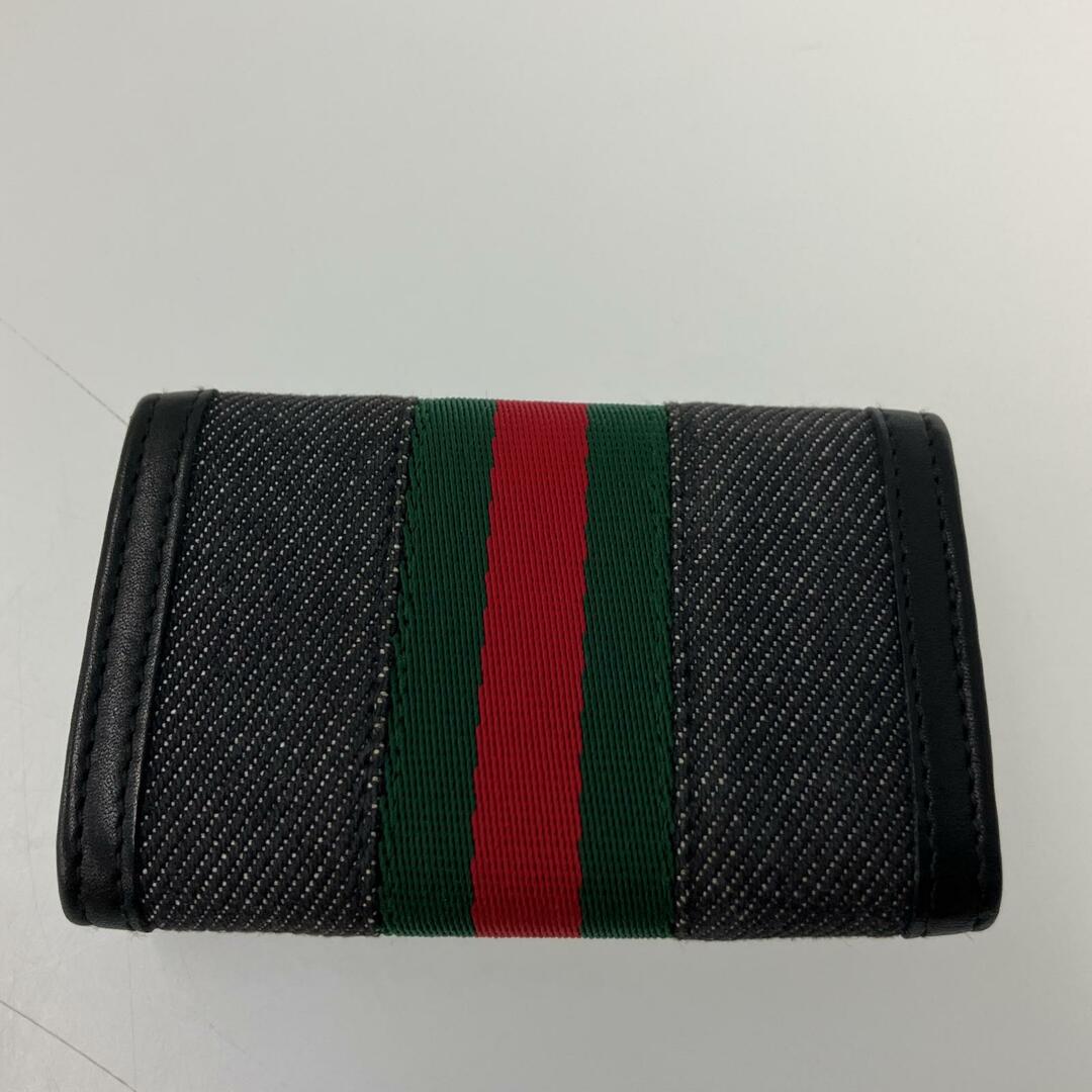 GUCCI - △△GUCCI グッチ 6連キーケース シェリーライン デニム GUCCI - △△GUCCI グッチ 6連キーケース シェリーライン デニム