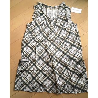 Presto〜soak　涼しげなノースリーブチュニック（新品・38）綿100％(チュニック)