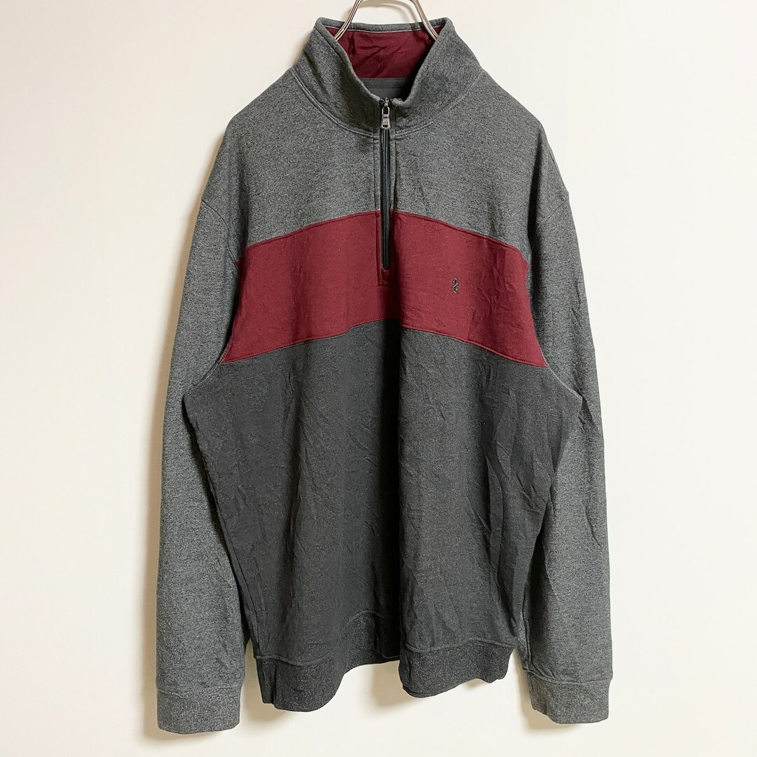 古着 used IZOD 長袖ハーフジップスウェット トレーナー