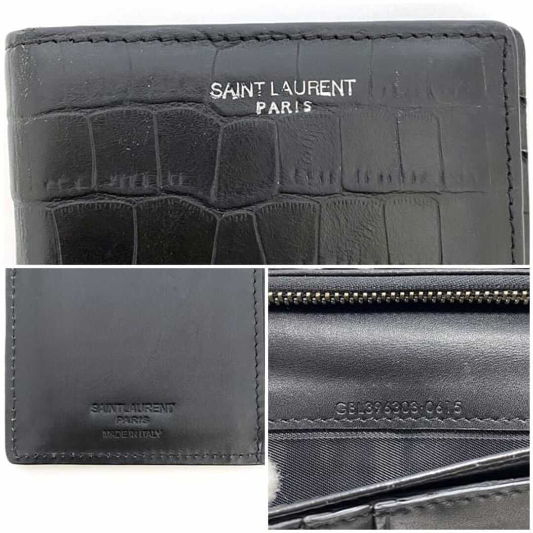SAINT LAURENT - サンローラン 二つ折り 長財布 ec-22840 SAINT LAURENT - サンローラン 二つ折り 長財布 ec-22840