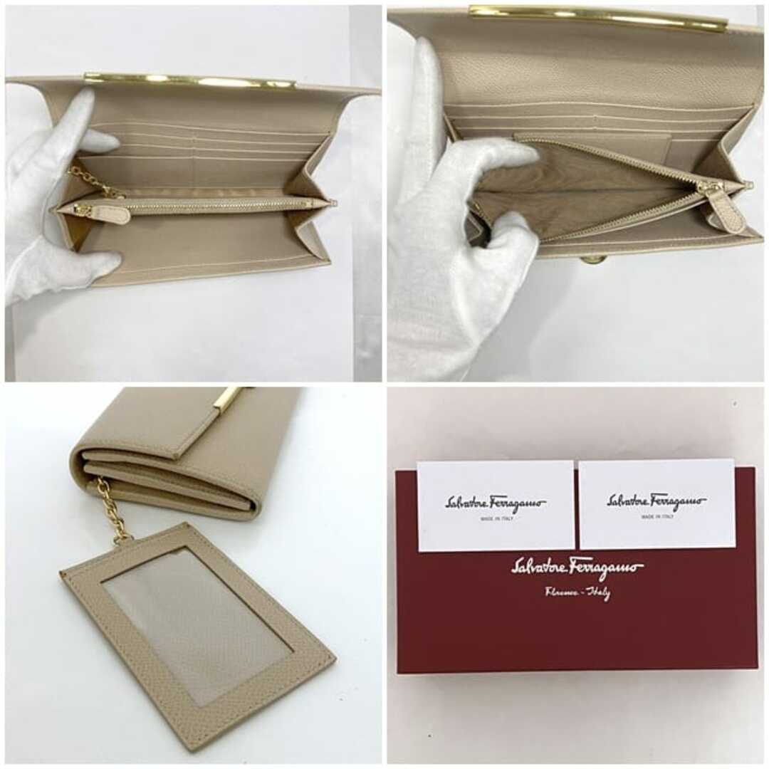 FERRAGAMO - サルヴァトーレ フェラガモ 二つ折り 長財布 ec FERRAGAMO - サルヴァトーレ フェラガモ 二つ折り 長財布 ec