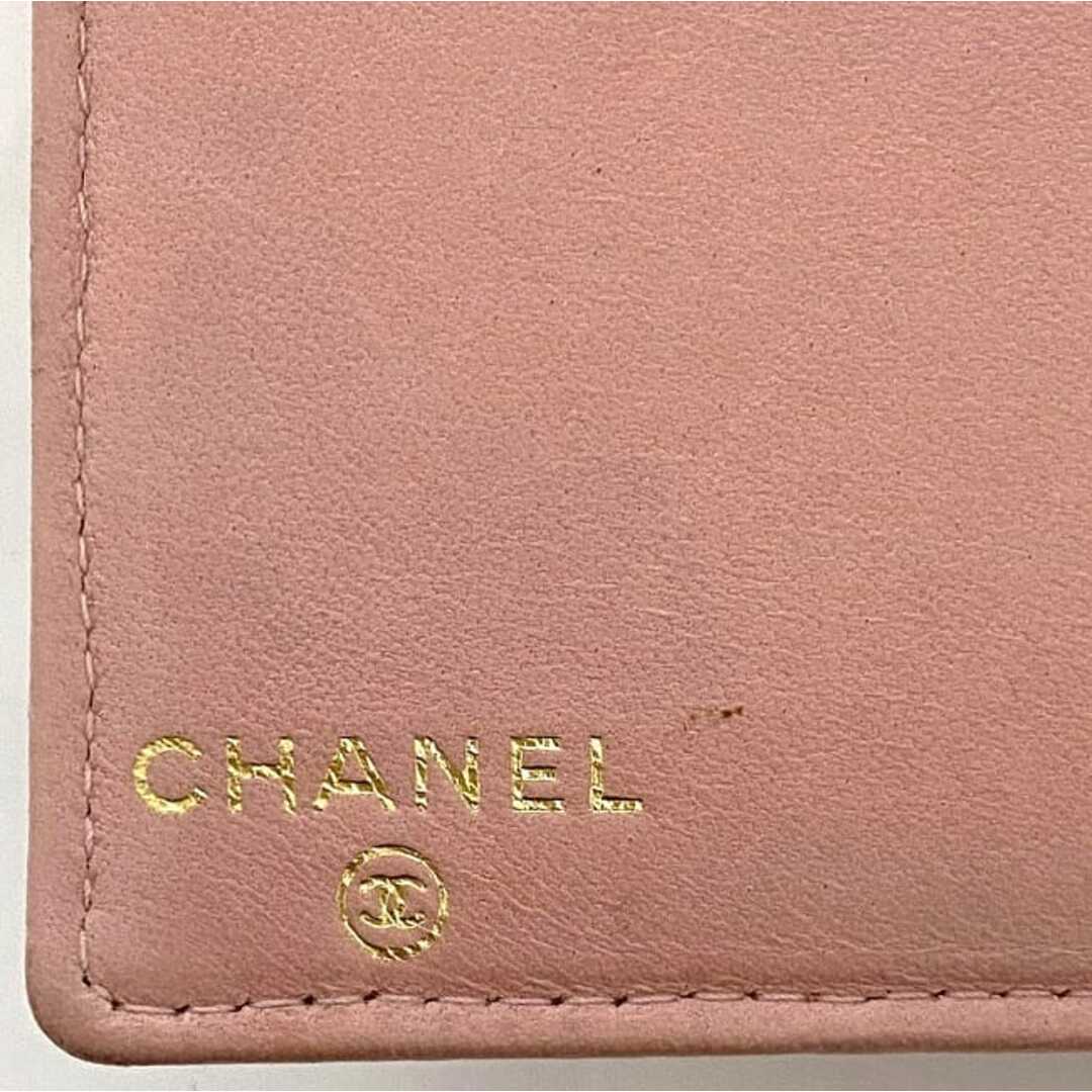CHANEL - シャネル 二つ折り 財布 ec-22875 ピンク ココマーク CHANEL - シャネル 二つ折り 財布 ec-22875 ピンク ココマーク