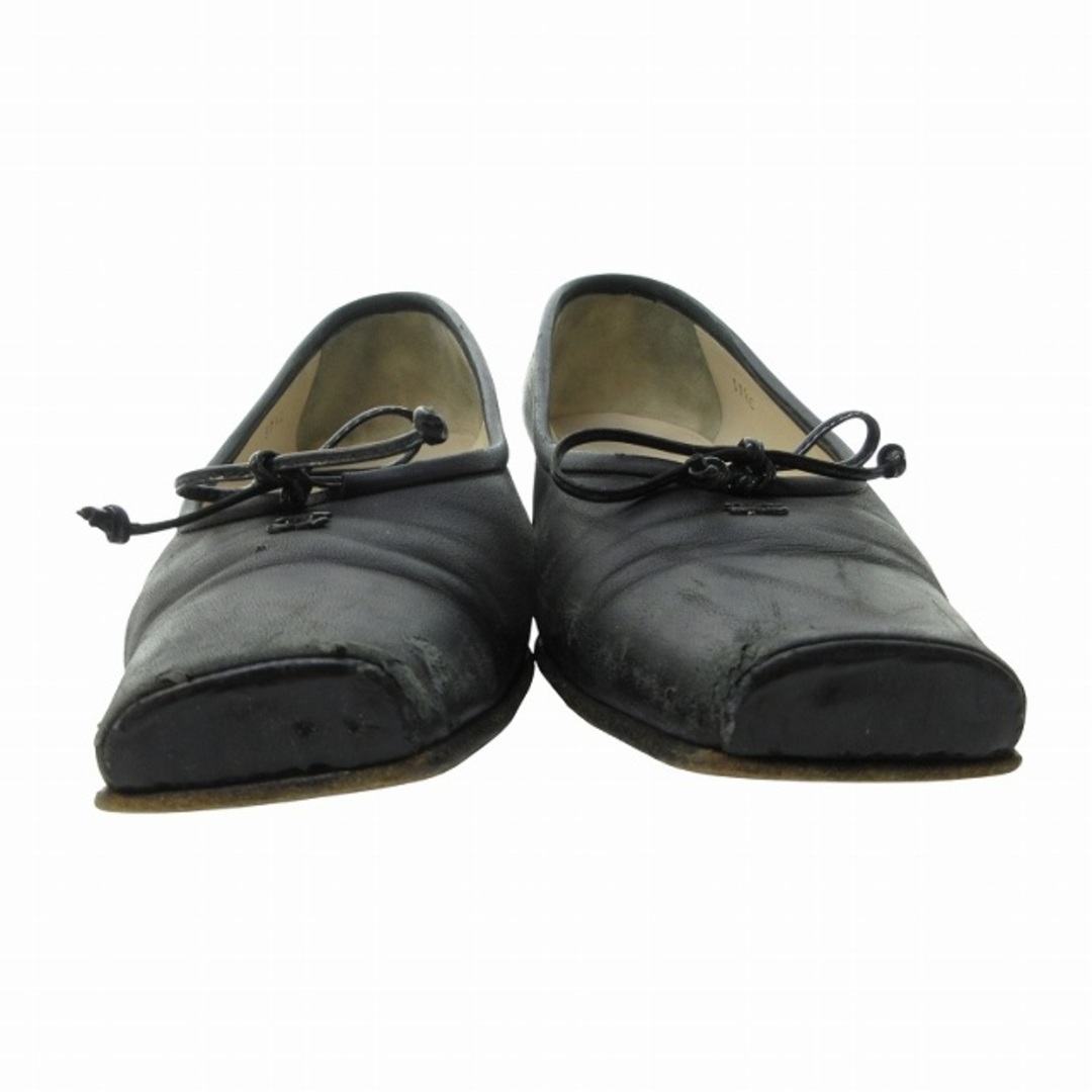 CHANEL - シャネル CHANEL スクエアトゥ パンプス 黒 約23.5 CHANEL - シャネル CHANEL スクエアトゥ パンプス 黒 約23.5