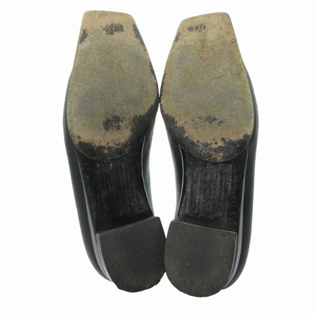 CHANEL - シャネル CHANEL スクエアトゥ パンプス 黒 約23.5 CHANEL - シャネル CHANEL スクエアトゥ パンプス 黒 約23.5