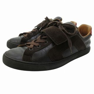 HERMES - HERMES ベルクロ レザー スニーカー 39 約24.5cm IBO67 HERMES - HERMES ベルクロ レザー スニーカー 39 約24.5cm IBO67