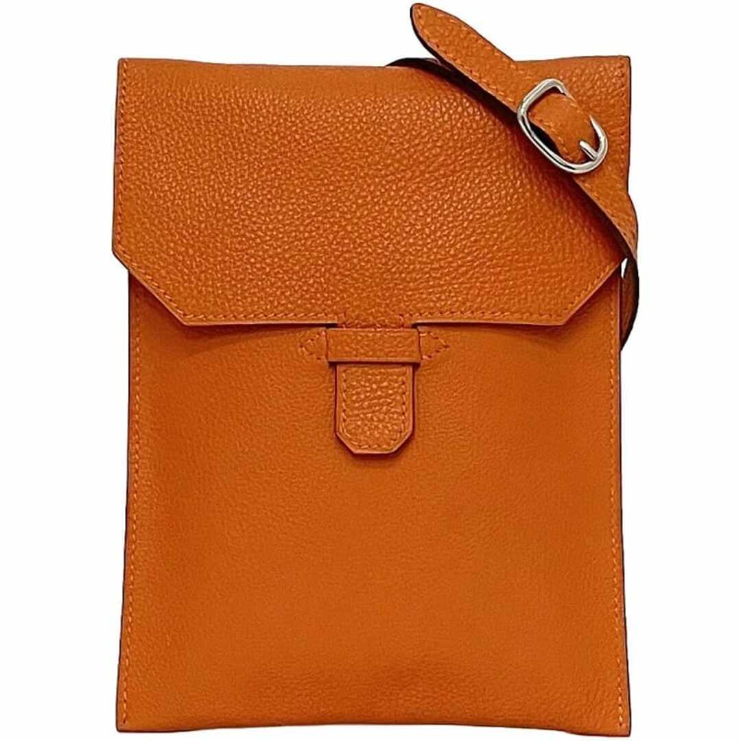 HERMES - エルメス ショルダーバッグ アメリー f-22947 オレンジ HERMES - エルメス ショルダーバッグ アメリー f-22947 オレンジ