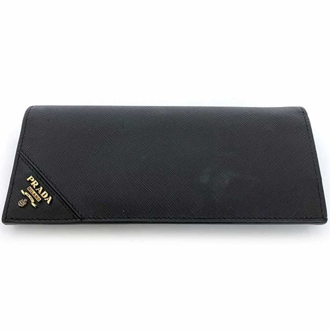PRADA - プラダ 二つ折り 長財布 f-22960 ブラック NERO 2MV836 PRADA - プラダ 二つ折り 長財布 f-22960 ブラック NERO 2MV836