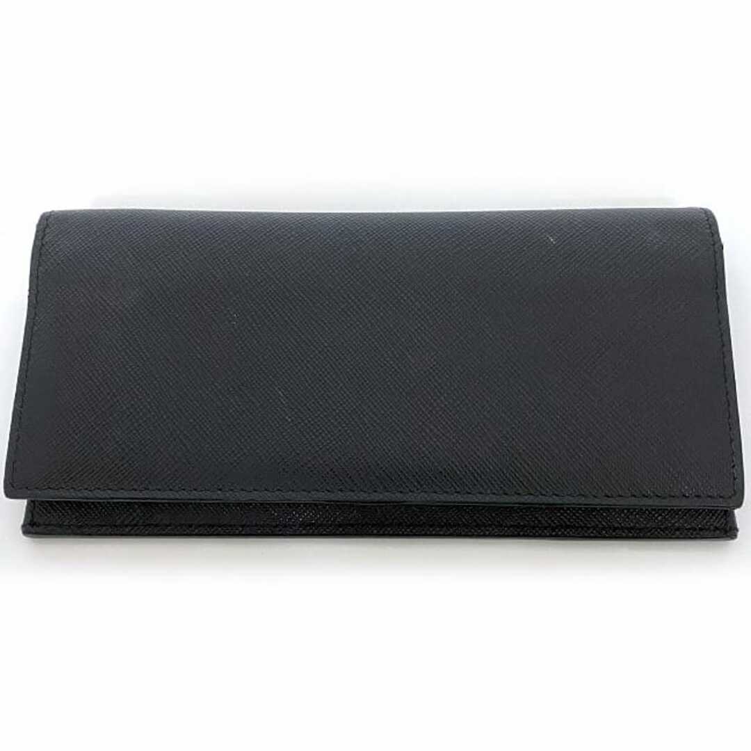 PRADA - プラダ 二つ折り 長財布 f-22960 ブラック NERO 2MV836 PRADA - プラダ 二つ折り 長財布 f-22960 ブラック NERO 2MV836