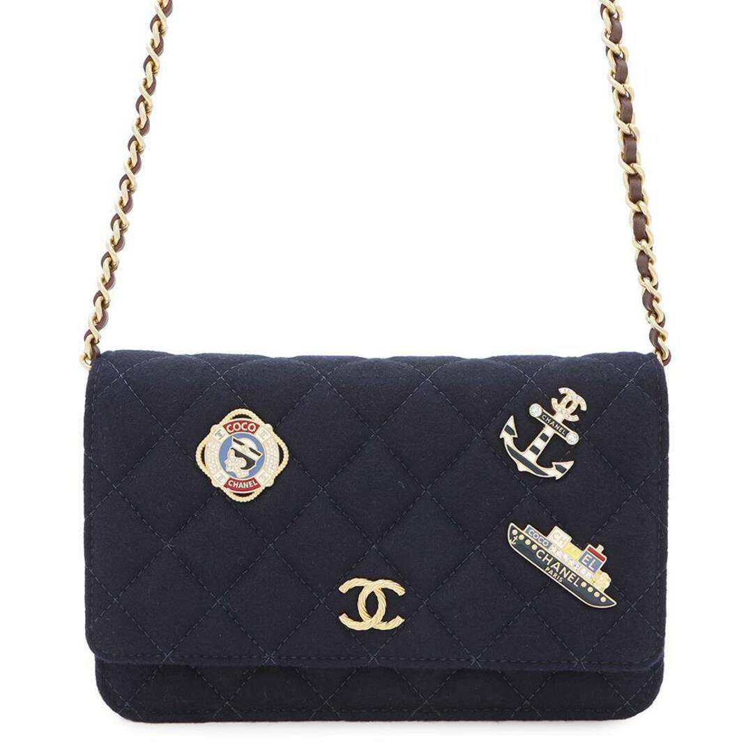 CHANEL - シャネル チェーンウォレット アイコンバッジ ココ CHANEL - シャネル チェーンウォレット アイコンバッジ ココ