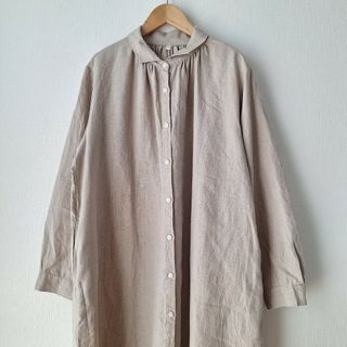 MUJI (無印良品)(リネン ・ ロングワンピース/マキシワンピース MUJI (無印良品)(リネン ・ ロングワンピース/マキシワンピース