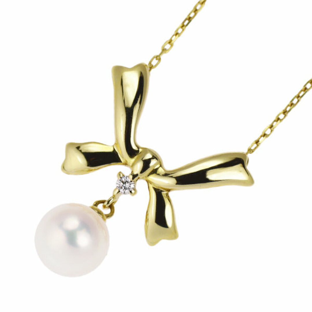 MIKIMOTO - ミキモト K18YG アコヤ真珠 ダイヤモンド ペンダント MIKIMOTO - ミキモト K18YG アコヤ真珠 ダイヤモンド ペンダント