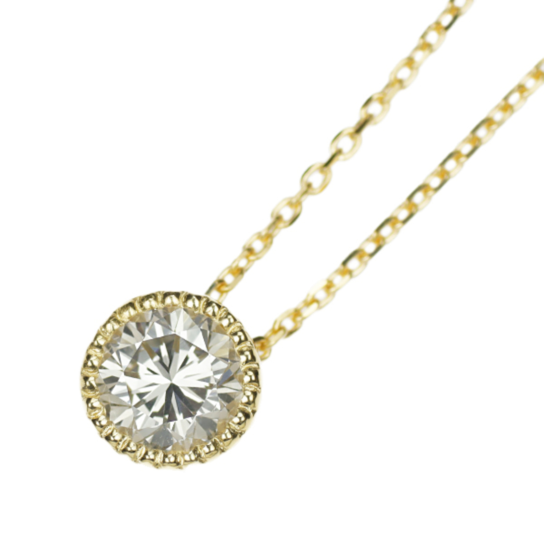 新品 K18YG ダイヤモンド ペンダントネックレス 0.398ct J SI2 新品 K18YG ダイヤモンド ペンダントネックレス 0.398ct J SI2