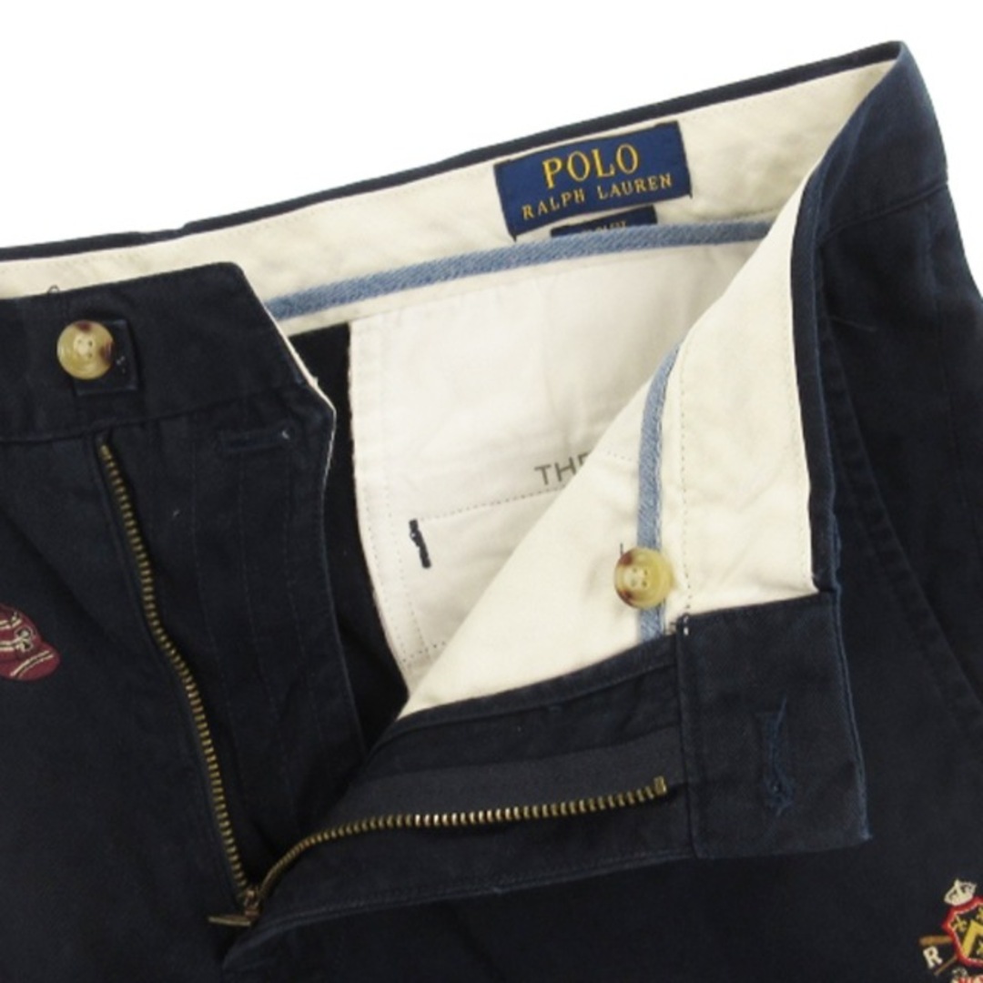 POLO RALPH LAUREN - ポロ ラルフローレン チノパン 刺繍 総柄 POLO RALPH LAUREN - ポロ ラルフローレン チノパン 刺繍 総柄