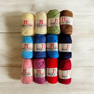 ハマナカ(Hamanaka)のハマナカ　フォープライ　12色(生地/糸)