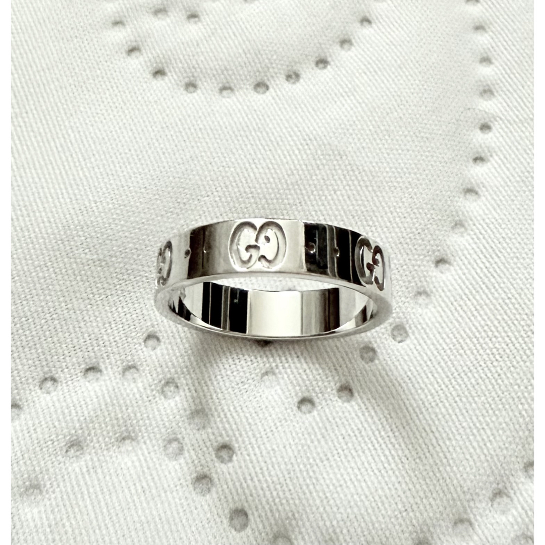 GUCCI - GUCCI #11 リング K18 WG ホワイトゴールド 750 指輪の GUCCI - GUCCI #11 リング K18 WG ホワイトゴールド 750 指輪の
