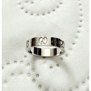 CHANEL - シャネル ロゴ リング 14.5号 シルバー925 【中古】の CHANEL - シャネル ロゴ リング 14.5号 シルバー925 【中古】の