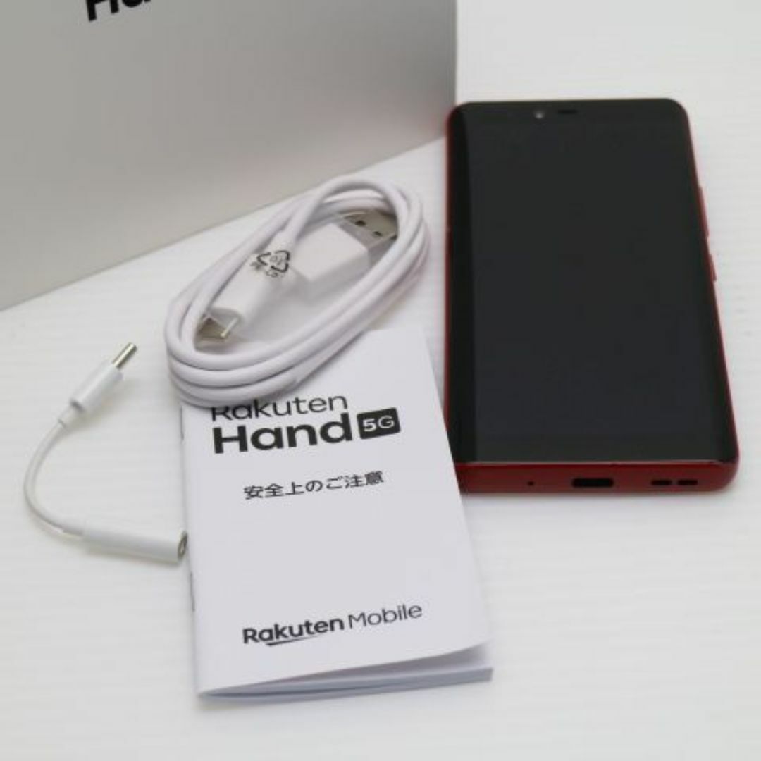 ANDROID - SIMフリー Rakuten Hand 5G クリムゾンレッド M666の ANDROID - SIMフリー Rakuten Hand 5G クリムゾンレッド M666の