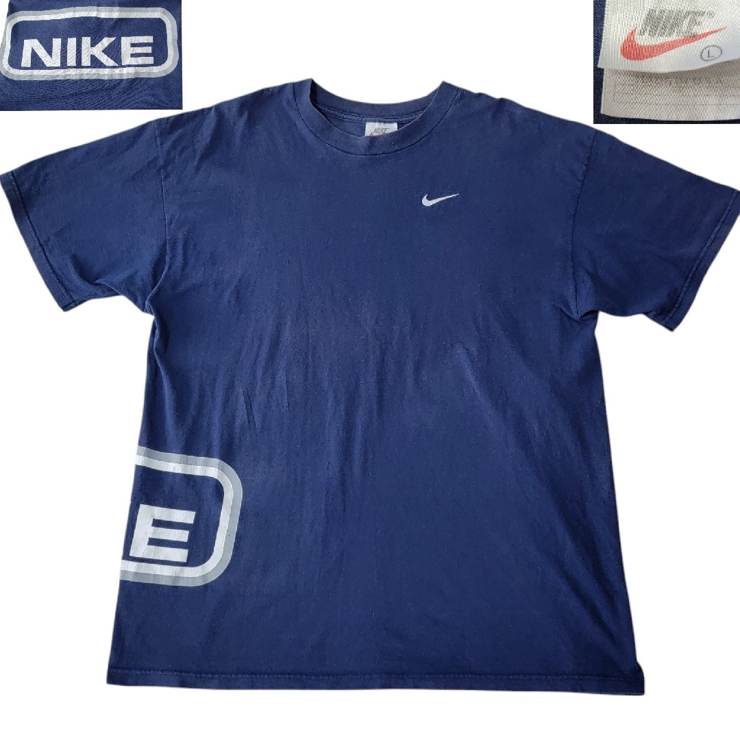 NIKE - USA製 90S 刺繍 プリント 神フェード NIKE ナイキ T NIKE - USA製 90S 刺繍 プリント 神フェード NIKE ナイキ T